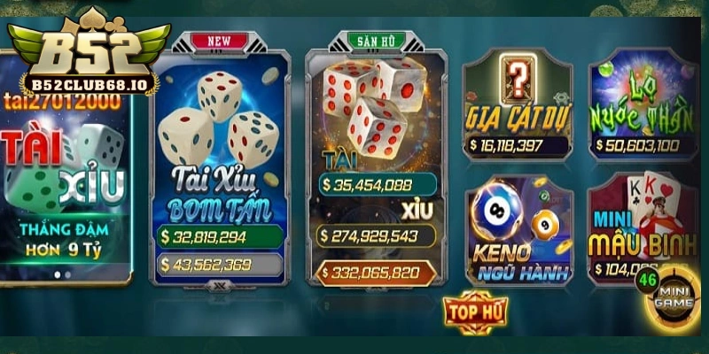 Kho game bài đậm chất Việt thu hút lượng người chơi đông ở B52Club